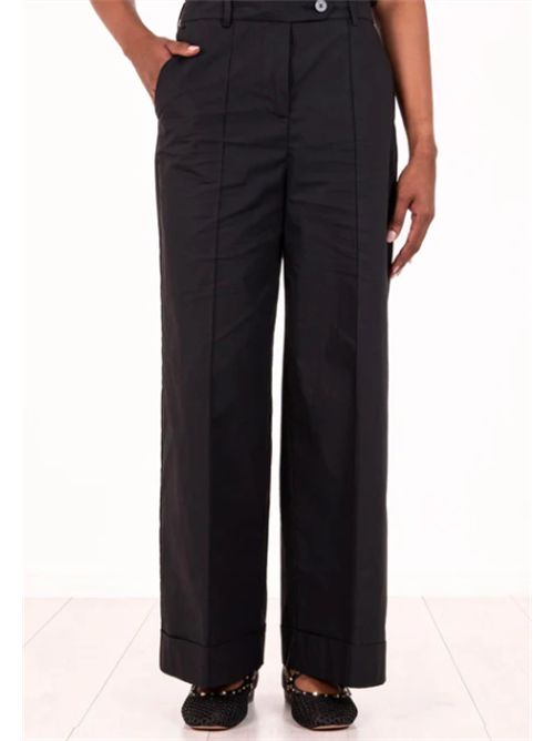 Pantalone con risvolto in puro cotone Alessia Santi ALESSIA SANTI | 611SD25037-S3000